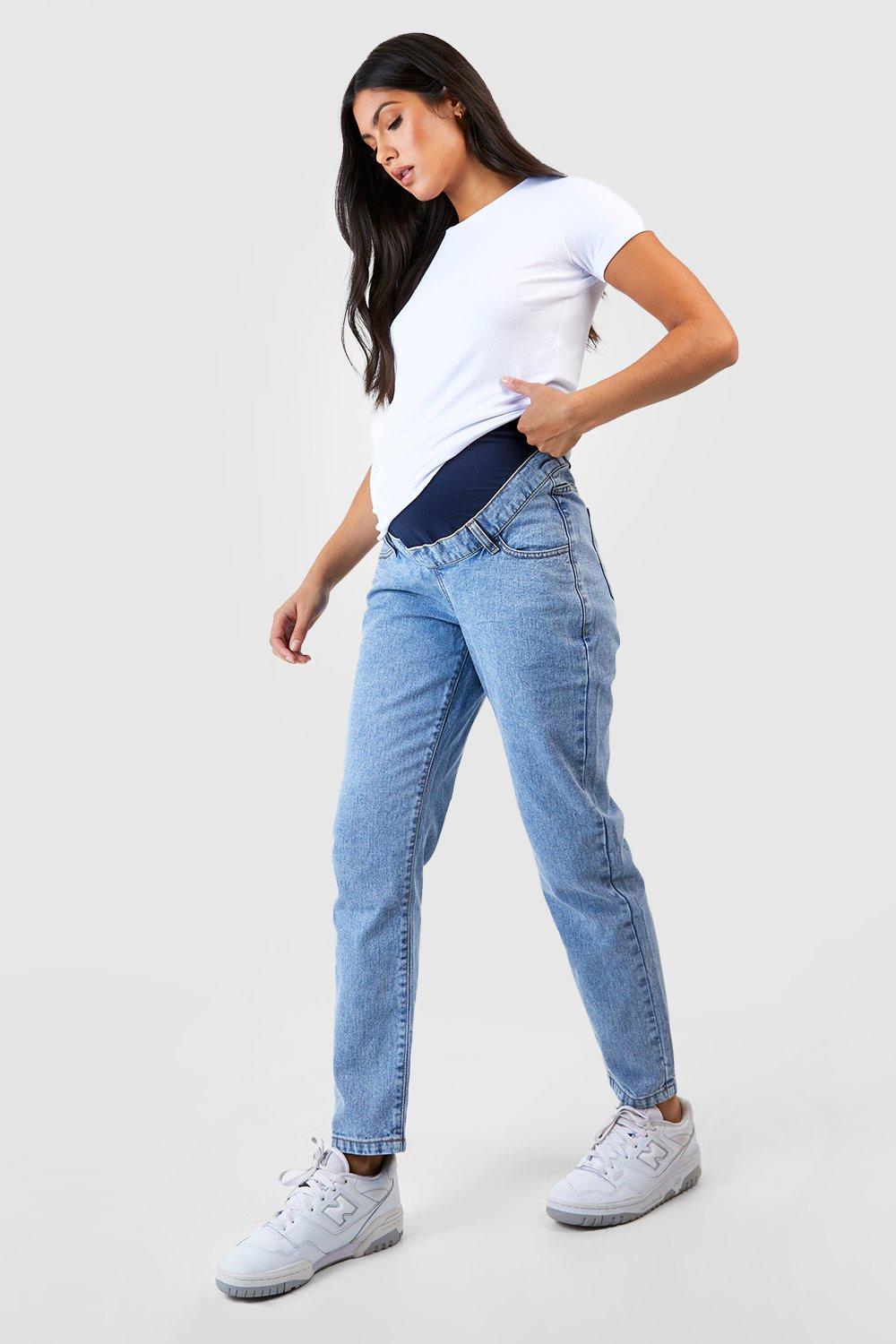 Maternity Over Bump Mom Jeans boohoo